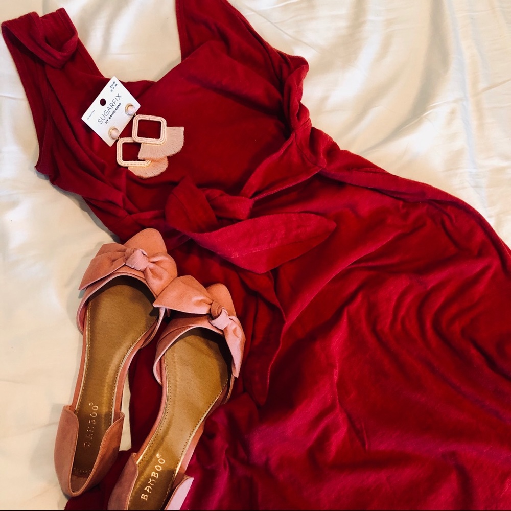 LOFT Tie Dress